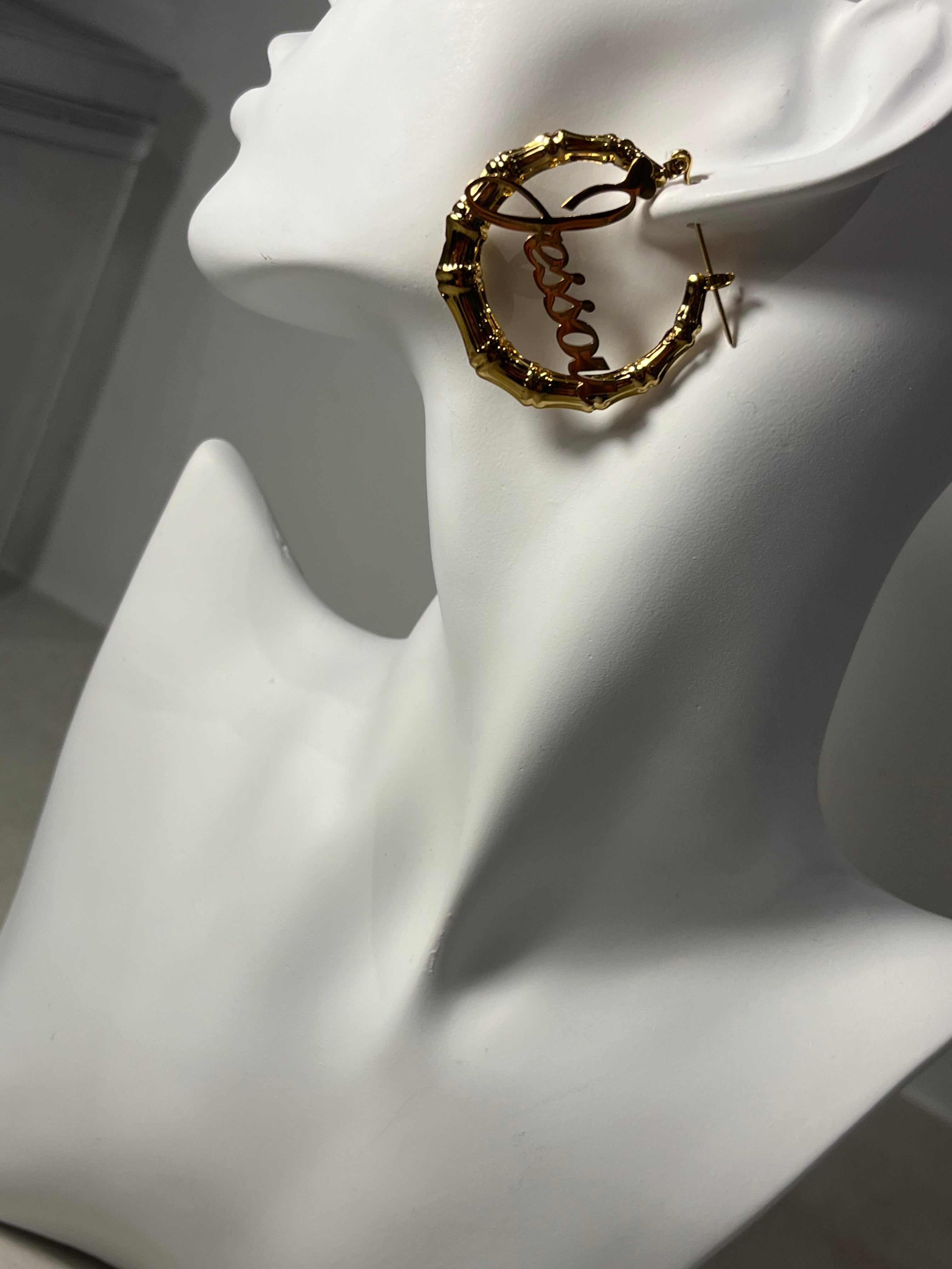 Boucles d’oreilles en acier inoxydable